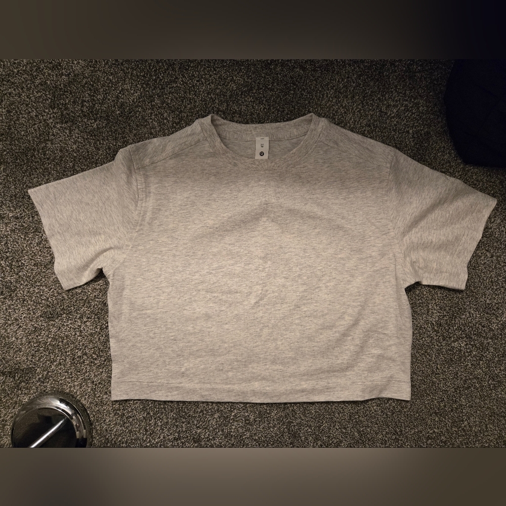 Lululemon All Yours Organic Cropped Tee